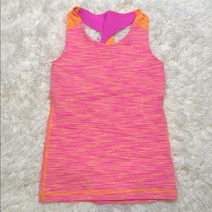 Ivivva Girls Space Dye Tank Top Sz 6